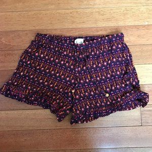 Sudara Multicolor Cotton Drawstring Shorts